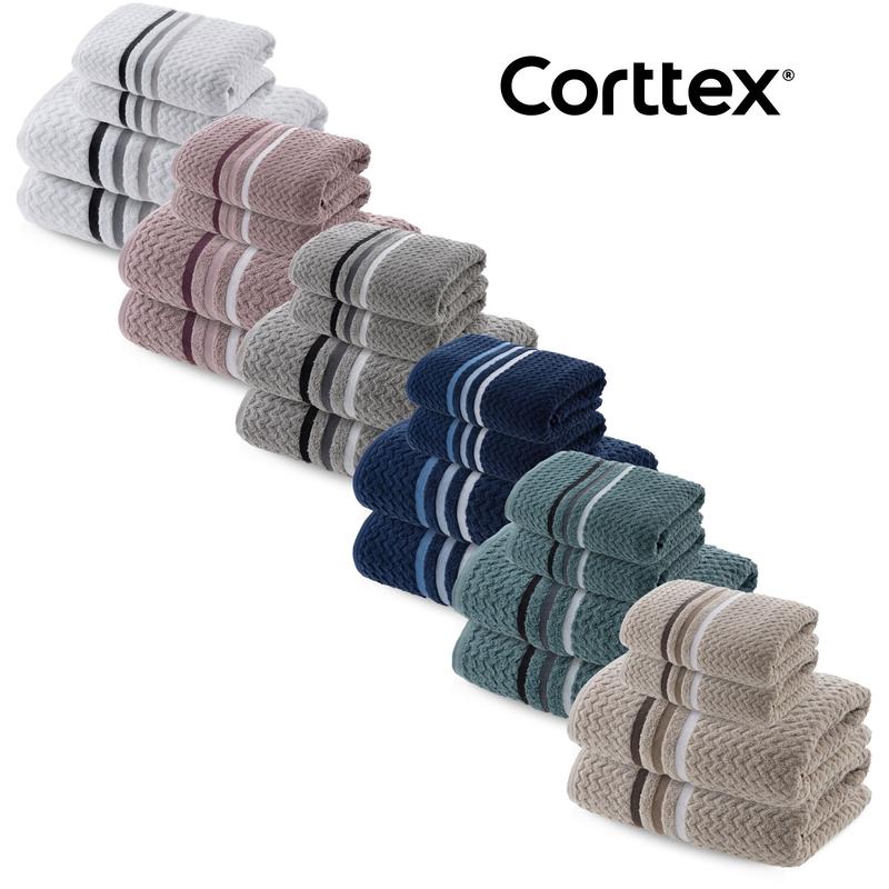 Kit 4 Toalhas Banhão Gigante Jacquard Trento — 100% Algodão Premium 450g/m²