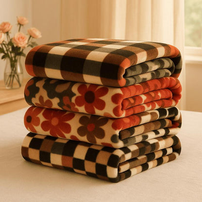 Kit 3 Mantas Soft Microfibra Casal — Estampada ou Lisa, Macia e Quentinha