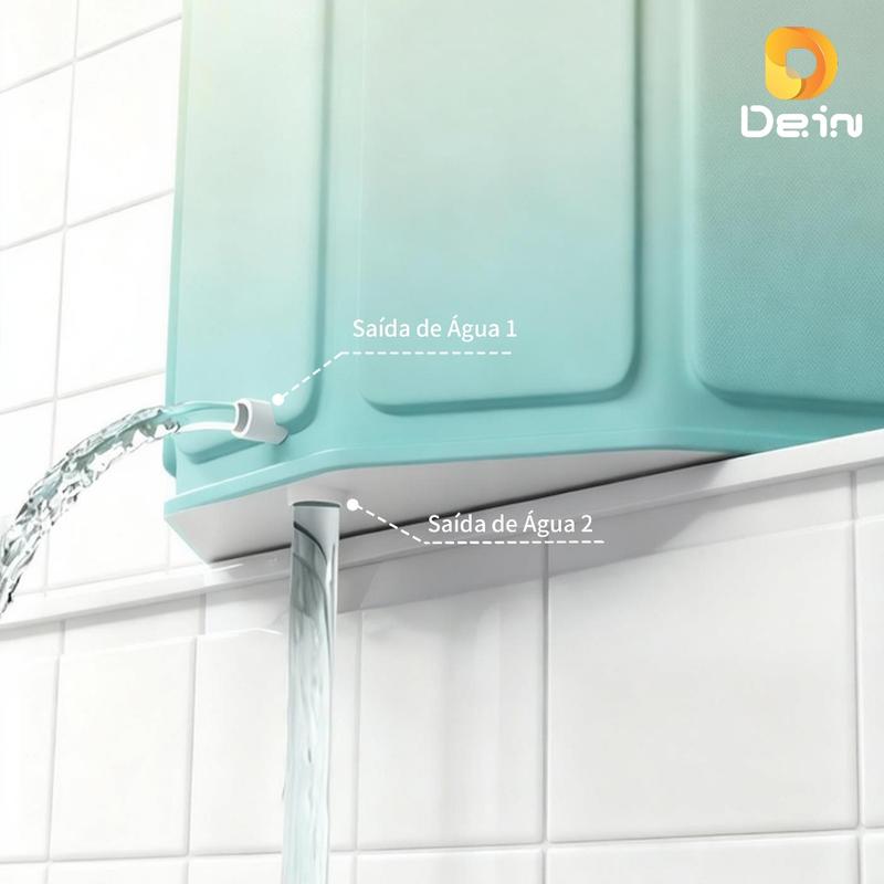 Banheira Dobrável Portátil para Adultos 70cm — 254L com Drenagem Dupla