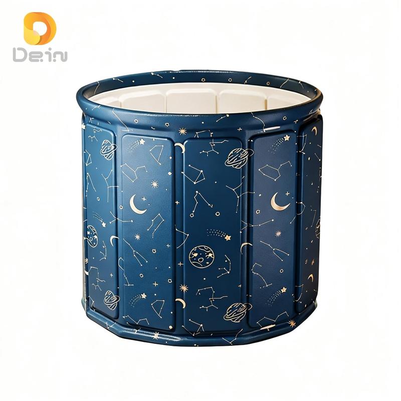 Banheira Dobrável Portátil para Adultos 70cm — 254L com Drenagem Dupla