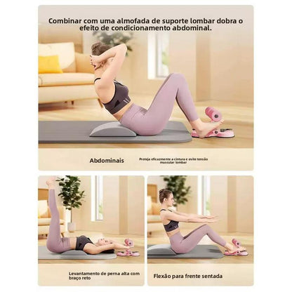 Assistente de Abdominais com Faixa de Resistência para Treino em Casa